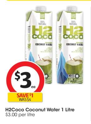 H2Coco Coconut Water 1 Litre