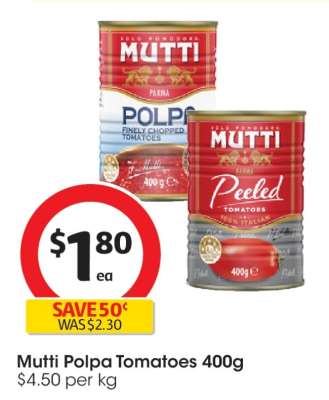 Mutti Polpa Tomatoes 400g