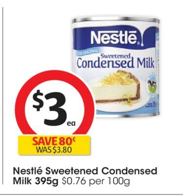 Nestlé Sweetened Condensed Milk 395g