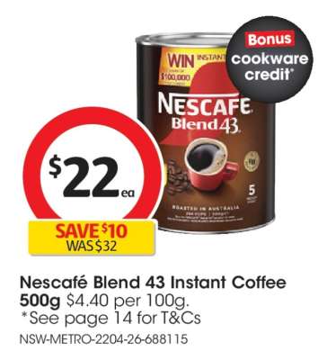 Nescafé Blend 43 Instant Coffee 500g