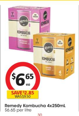 Remedy Kombucha 4x250mL