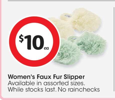 Women's Faux Fur Slipper