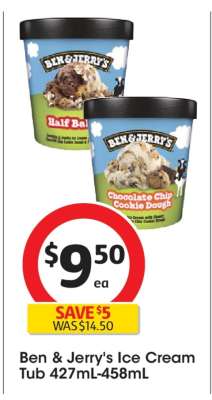 Ben & Jerry's Ice Cream Tub