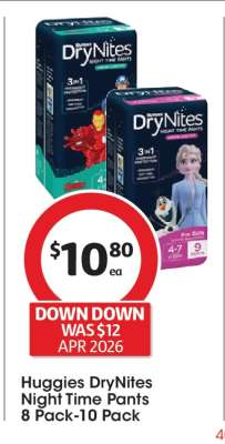 Huggies DryNites Night Time Pants