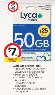 Lyca $25 Starter Pack