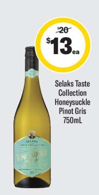 Selaks Taste Collection Honeysuckle Pinot Gris