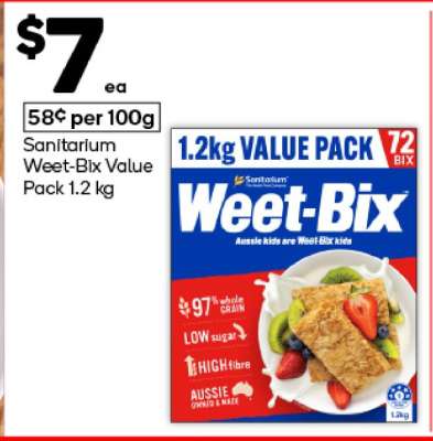 Sanitarium Weet-Bix Value Pack 1.2 kg