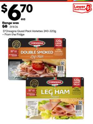 D'Orsogna Quad Pack Varieties 240-320g