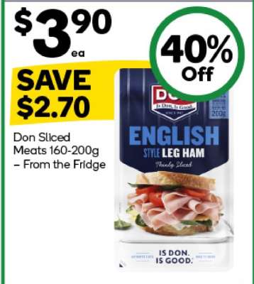 Don Sliced Meats 160-200g