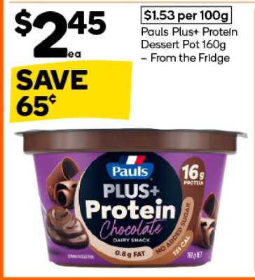 Pauls Plus+ Protein Dessert Pot 160g