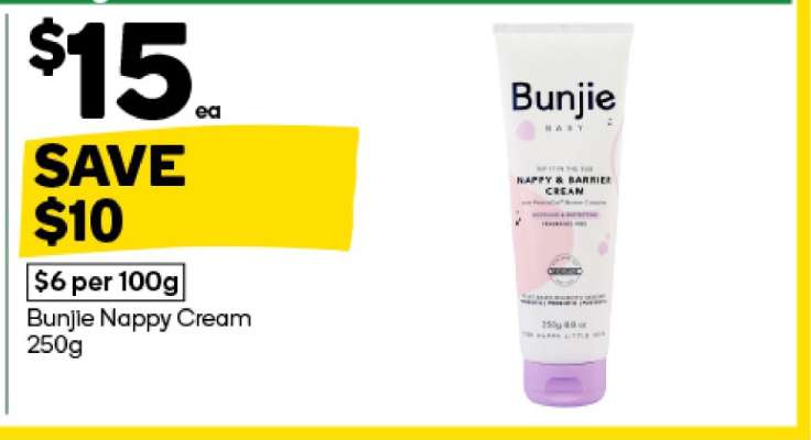 Bunjie Nappy Cream 250g