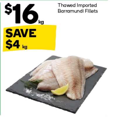 Thawed Imported Barramundi Fillets