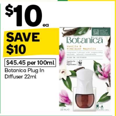 Botanica Plug In Diffuser 22ml