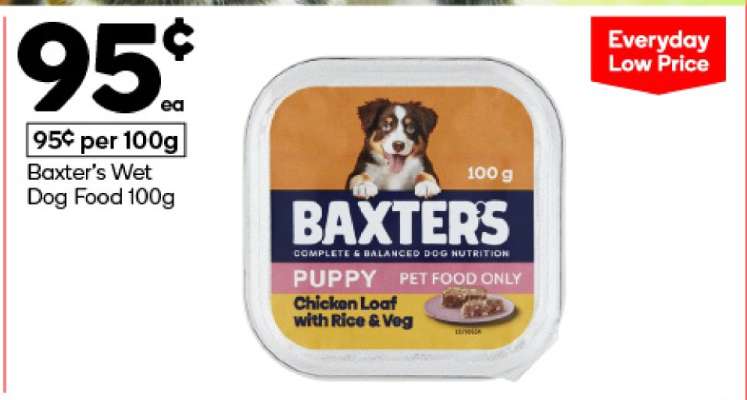 Baxter’s Wet Dog Food 100g