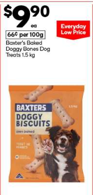 Baxter's Baked Doggy Bones Dog Treats 1.5 kg