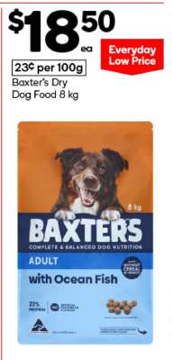Baxter's Dry Dog Food 8 kg