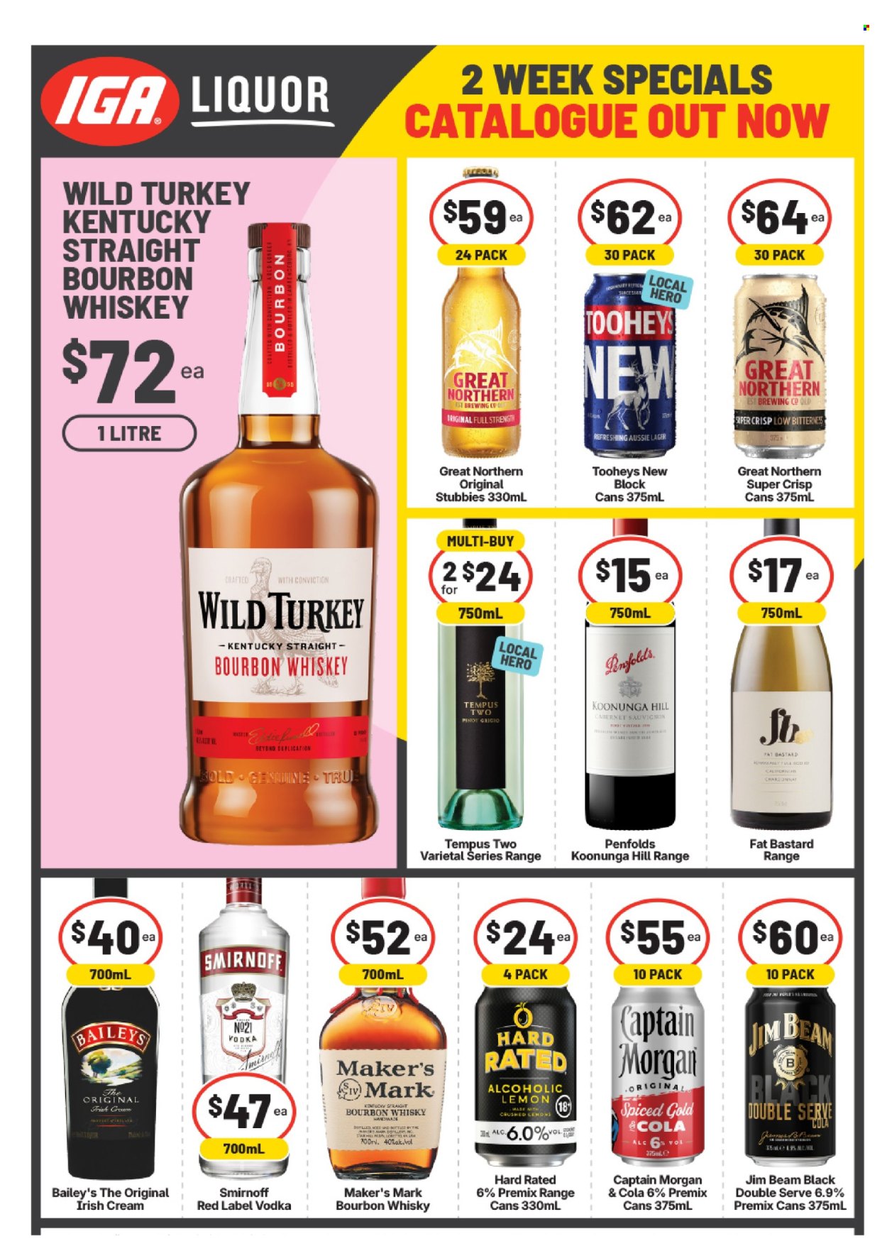 IGA LIQUOR catalogue - 22 Apr 2026 - 5 May 2026. Page 1