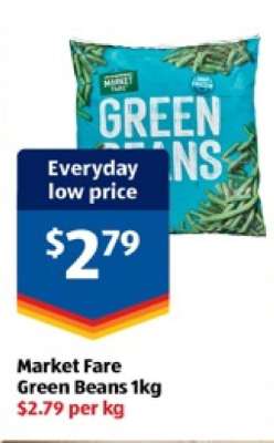 Market Fare Green Beans 1kg