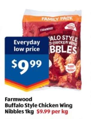 Farmwood Buffalo Style Chicken Wing Nibbles 1kg