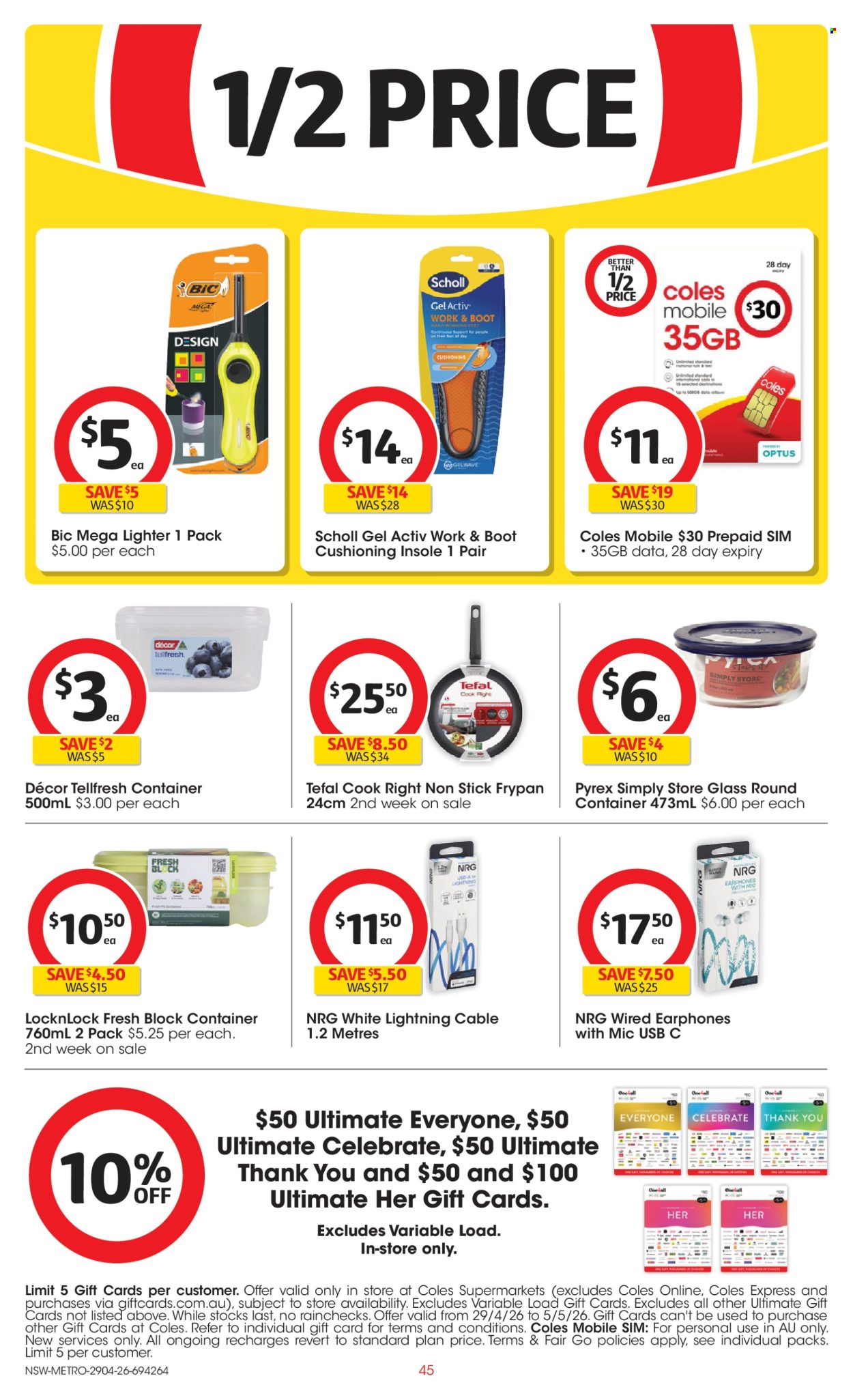 Coles catalogue - 29 Apr 2026 - 5 May 2026. Page 45