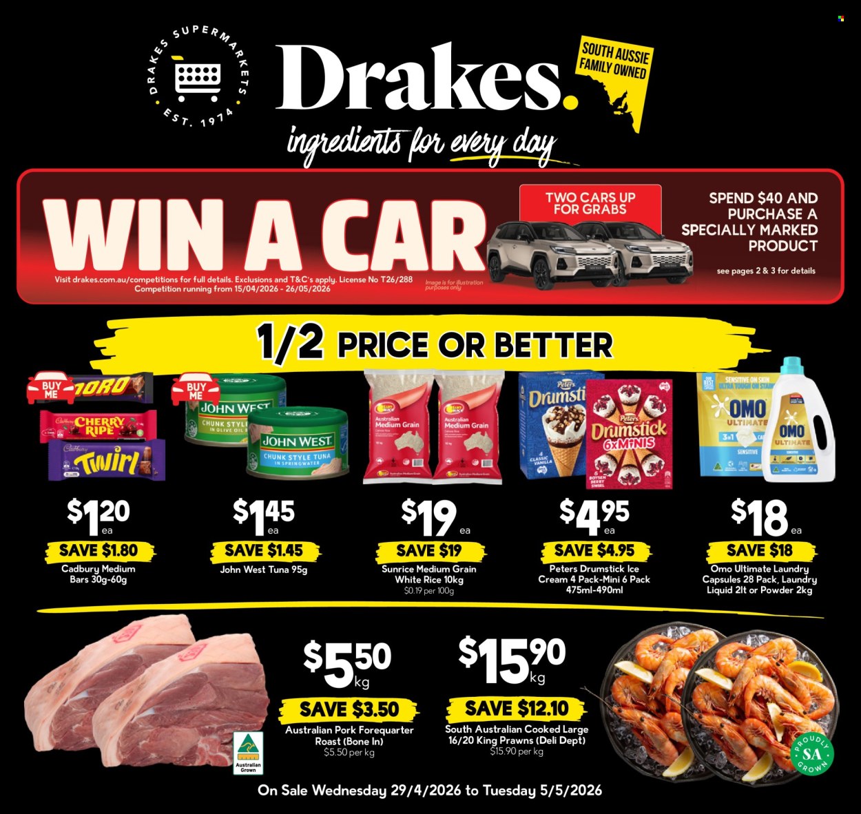 Drakes catalogue - 29 Apr 2026 - 5 May 2026. Page 1