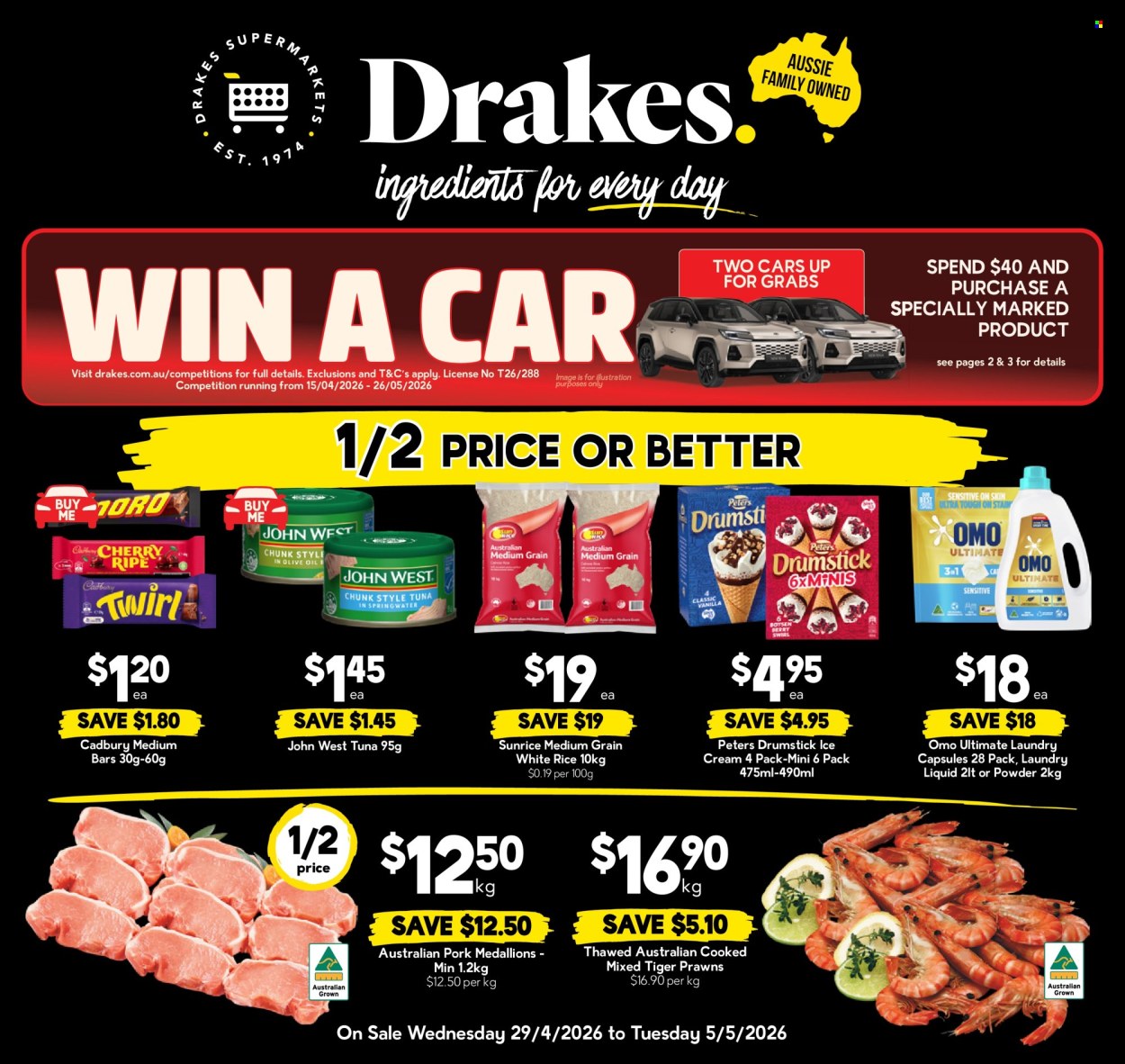 Drakes catalogue - 29 Apr 2026 - 5 May 2026. Page 1