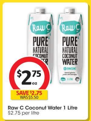 Raw C Coconut Water 1 Litre
