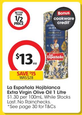 La Española Hojiblanca Extra Virgin Olive Oil 1 Litre