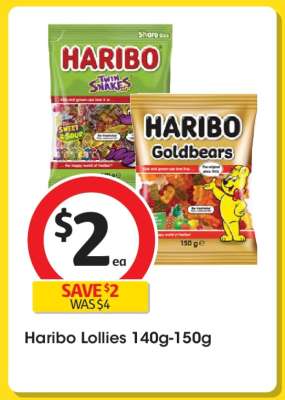 Haribo Lollies 140g-150g