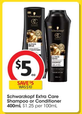 Schwarzkopf Extra Care Shampoo or Conditioner