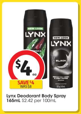 Lynx Deodorant Body Spray 165ml