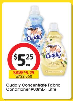 Cuddly Concentrate Fabric Conditioner