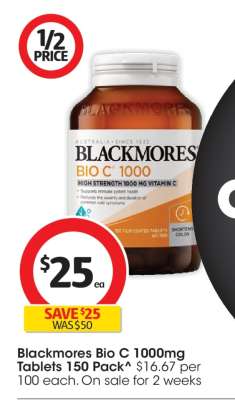 Blackmores Bio C 1000mg Tablets 150 Pack