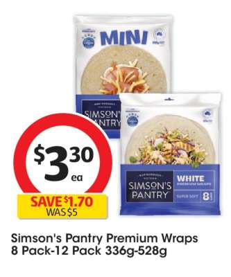 Simson's Pantry Premium Wraps