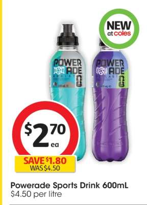 Powerade Sports Drink 600mL