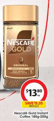 Nescafé Gold Instant Coffee 180g-200g
