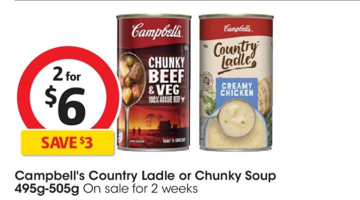 Campbell's Country Ladle or Chunky Soup