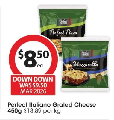 Perfect Italiano Grated Cheese