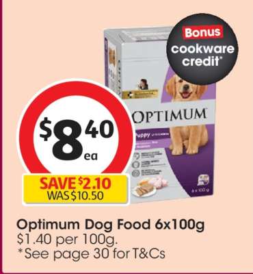 Optimum Dog Food 6x100g