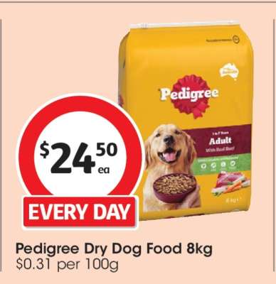 Pedigree Dry Dog Food 8kg
