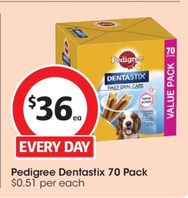Pedigree Dentastix 70 Pack