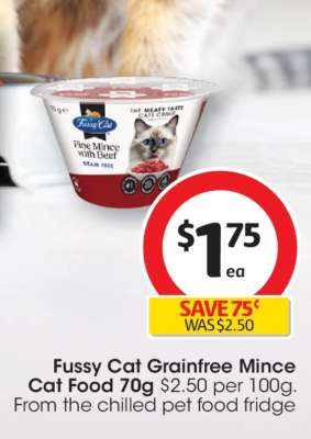 Fussy Cat Grainfree Mince Cat Food 70g
