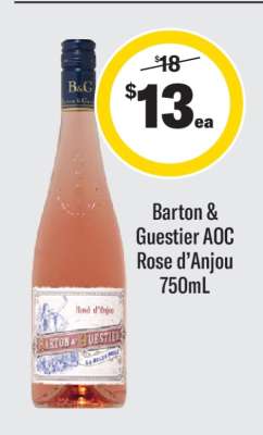 Barton & Guestier AOC Rose d’Anjou 750mL