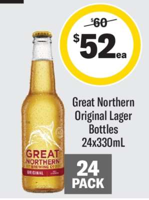 Great Northern Original Lager Bottles