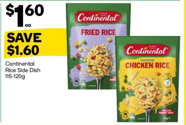 Continental Rice Side Dish 115-120g