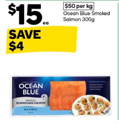 Ocean Blue Smoked Salmon 300g