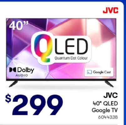 JVC 40" QLED Google TV