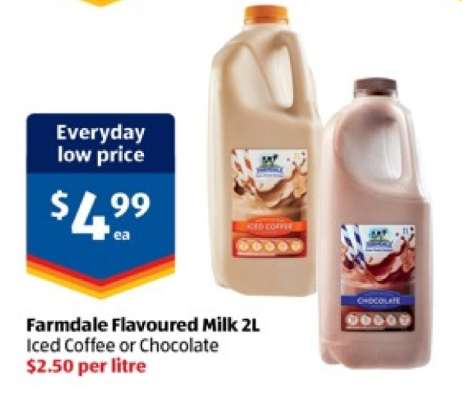Farmdale Flavoured Milk 2L