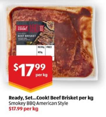 Ready, Set...Cook! Beef Brisket per kg