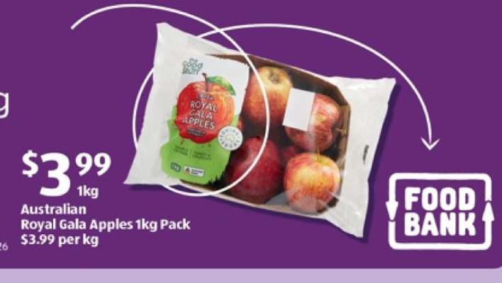 Australian Royal Gala Apples 1kg Pack